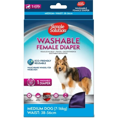 Product image of Simple Solution pestav mähe emasele koerale, M suurus, 1 tk