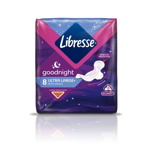 Product image of LIBRESSE HÜG SIDE ULTRA THIN GOODNIGHT WINGS N8