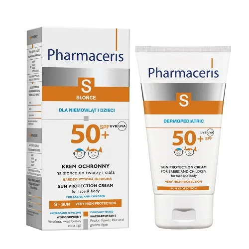 Product image of PHARMACERIS S PÄIKESEKAITSEKREEM LASTELE SPF50+ 125ML