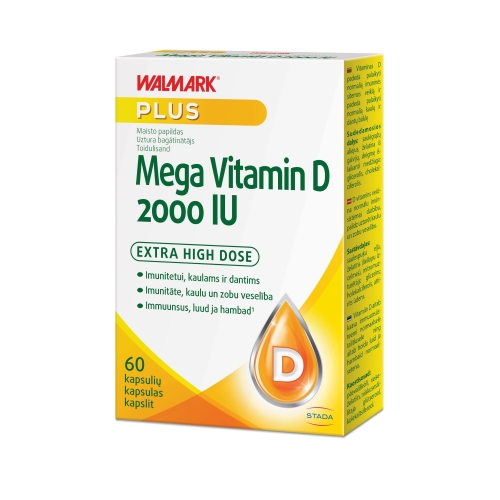 Product image of WALMARK MEGA VITAMIN D 2000IU KAPSLID N60