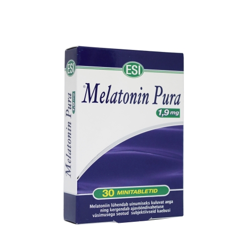 Product image of MELATONIN PURA ESI MINITABLETT 1,9MG N30