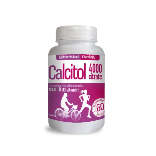 Product image of CALCITOL CITRATE KAETUD TBL 4000IU N60