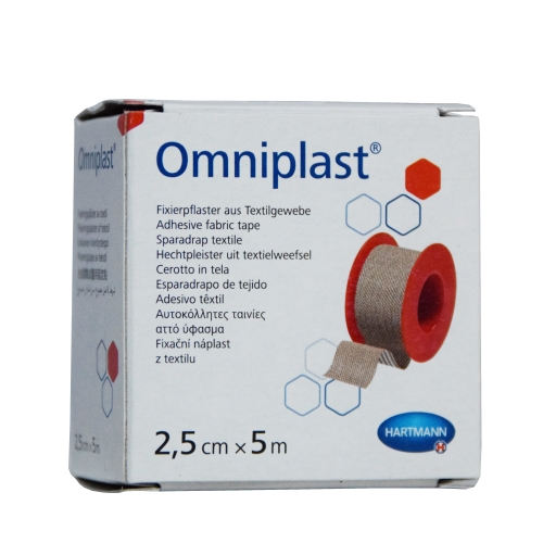 Product image of OMNIPLAST RULLPLAASTER 2,5CMX5M (TEKSTIILIST)