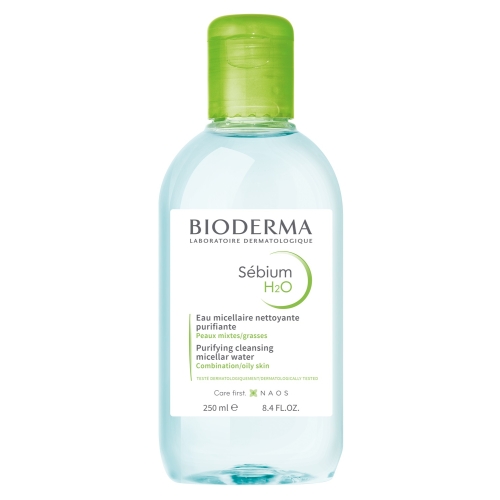 BIODERMA SEBIUM H2O MITSELLAARVESI SEGANAHALE 250ML - Tootepilt 