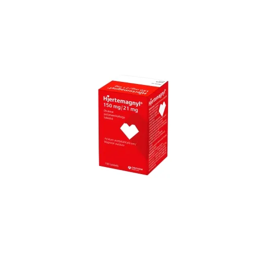 Product image of HJERTEMAGNYL TBL 150MG+21MG N100