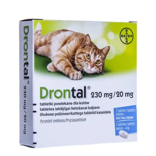 Product image of DRONTAL TABL 20MG+80MG N2