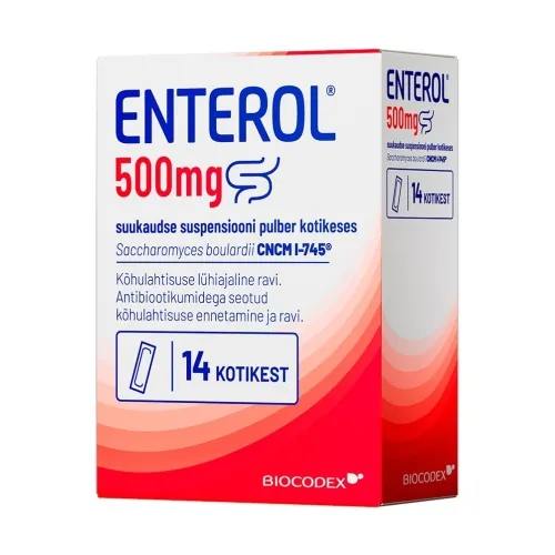 Product image of ENTEROL SUUKAUDSE SUSPENSIOONI PULBER 500MG N14
