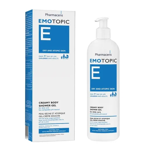 PHARMACERIS E EMOTOPIC DUSHIGEEL KREEMJAS 400ML - Tootepilt 