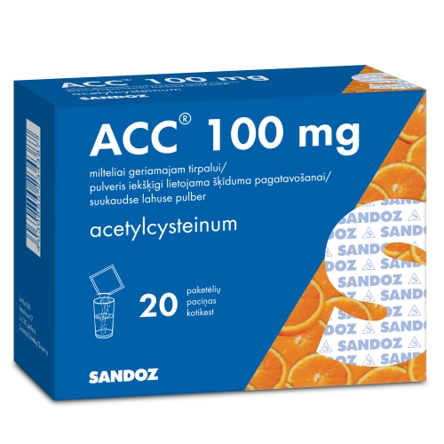 Product image of ACC 100MG SUUKAUDSE LAHUSE PULBER 100MG N20