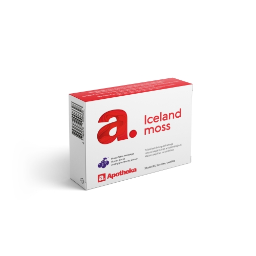 Product image of A. ICELAND MOSS THROAT PASTILLES N24