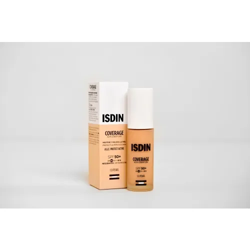 ISDIN JUMESTUSKREEM COVERAGE SPF50+ 30G 1.0 PEARL - Tootepilt 7