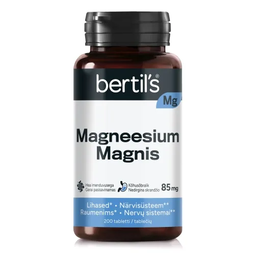 BERTILS MAGNEESIUM TBL 85MG N200
