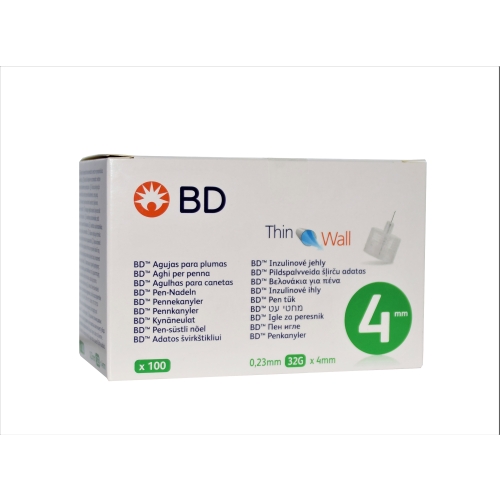 INSULIININÕELAD BD PEN-NÕEL 32G (0,23X4MM) N100 - Tootepilt 
