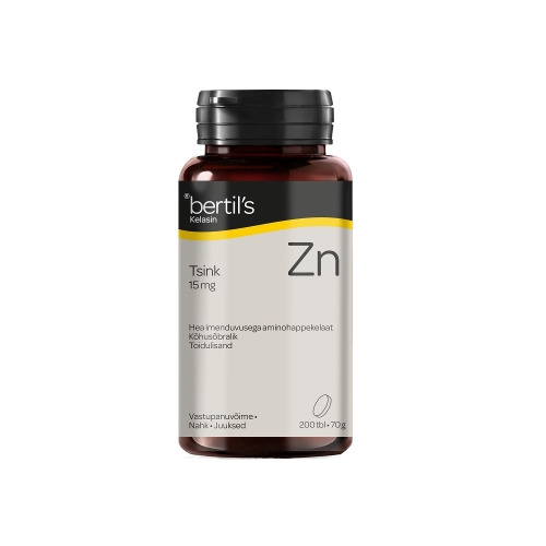 Product image of BERTILS TSINK TBL 15MG N200