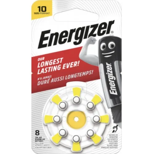 ENERGIZER KUULDEAPARAADI PATAREI AZ10DP8 ZINC AIR N8 - Tootepilt 