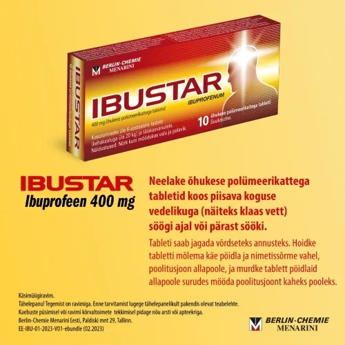 IBUSTAR TBL 400MG N30 - Tootepilt 4