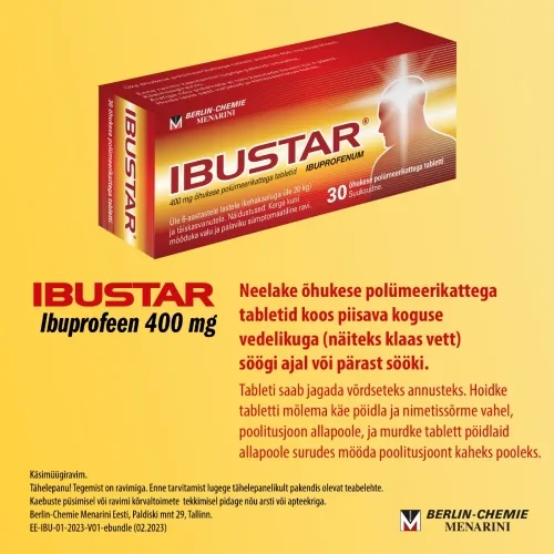 IBUSTAR TBL 400MG N10 - Tootepilt 4