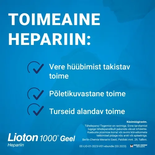 LIOTON GEEL 1000RÜ/G 100G - Tootepilt 2