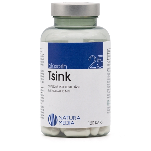 Product image of BIOSORIN TSINK KAPSLID 25MG N120