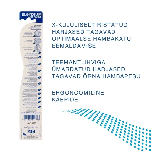 ELGYDIUM HAMBAHARI ANTIPLAQUE HAMBAKATUVASTANE MEDIUM - Tootepilt 1