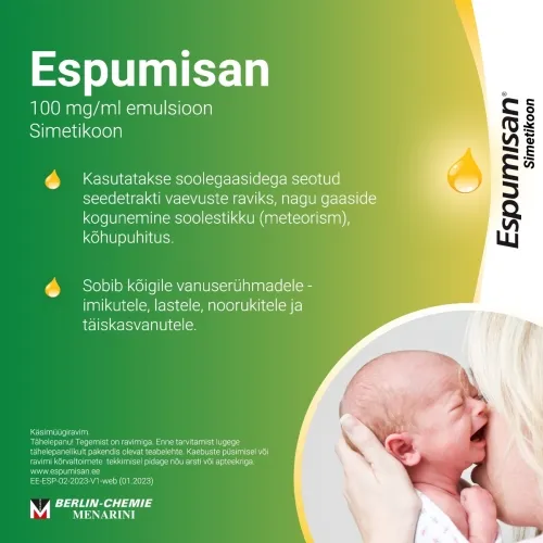 ESPUMISAN  SUUKAUDSED TILGAD EMULS 100MG/ML 30ML - Tootepilt 2