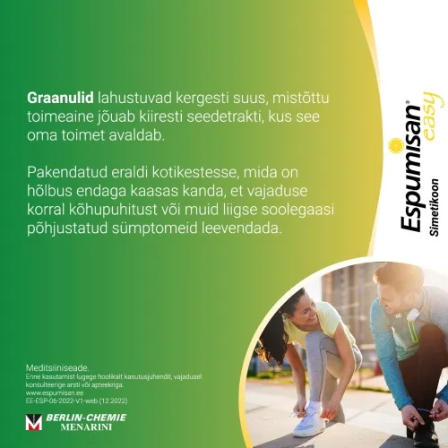 ESPUMISAN EASY SUUS LAH GRAANULID 125MG N14 - Tootepilt 4