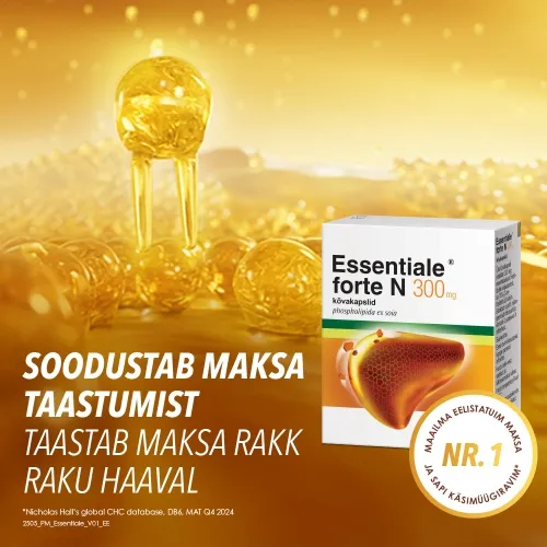 ESSENTIALE FORTE N CAPS 300MG N100 - Tootepilt 3