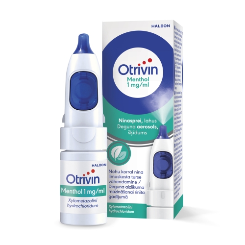Product image of OTRIVIN MENTHOL NINASPREI 1MG/ML 10ML