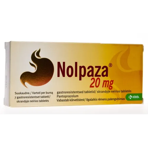 Product image of NOLPAZA GASTRORESISTENTNE TBL 20MG N7