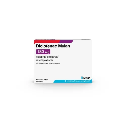 DICLOFENAC MYLAN RAVIMPLAASTER 180MG N5 - Tootepilt 