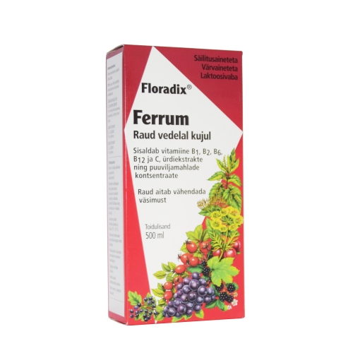 Product image of SALUS FLORADIX RAUD ÜRDI-MAHLAKONTSENTRAAT 500ML