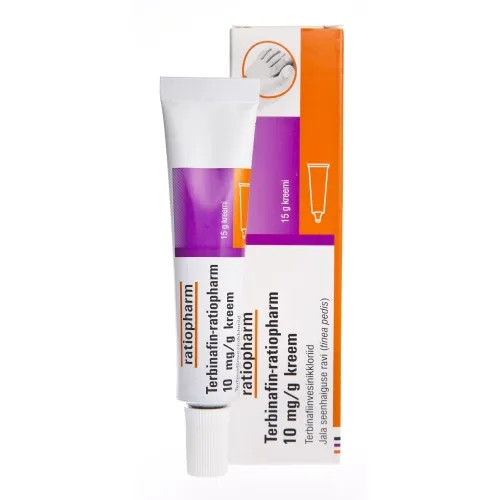 Product image of TERBINAFIN-RATIOPHARM KREEM 10MG/G 15G