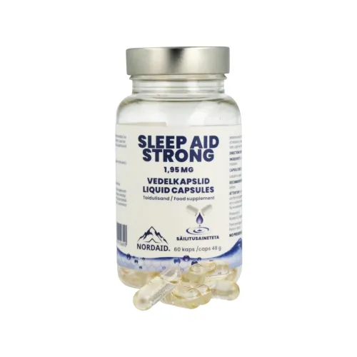 NORDAID SLEEP AID STRONG VEDELKAPSEL 1,95MG N60