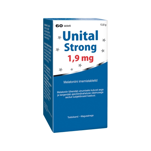 UNITAL STRONG 1,9MG IMEMISTBL N60 - Tootepilt 