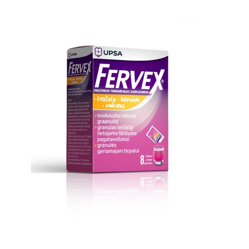 FERVEX 280+10+100MG N8 SUUKAUDSE LAHUSE GRAANULID - Tootepilt