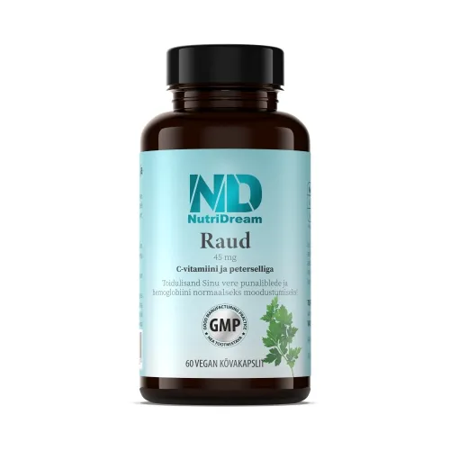 Product image of NUTRIDREAM RAUD C VITAMIINI JA PETERSELLIGA KAPSLID 45MG N60