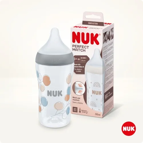 NUK PERFECT MATCH LUTIPUDEL SILIK. M 260ML - Tootepilt 
