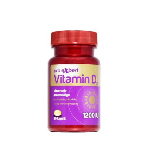 VITAMIN D3 PRO EXPERT 1200IU KAPSLID N90 - Tootepilt 
