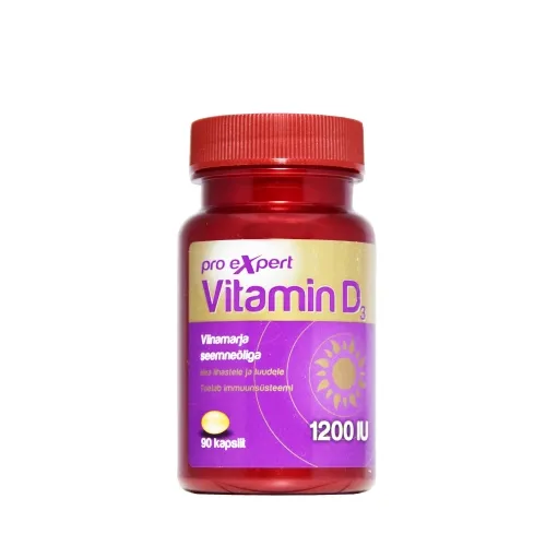 Product image of VITAMIN D3 PRO EXPERT 1200IU KAPSLID N90