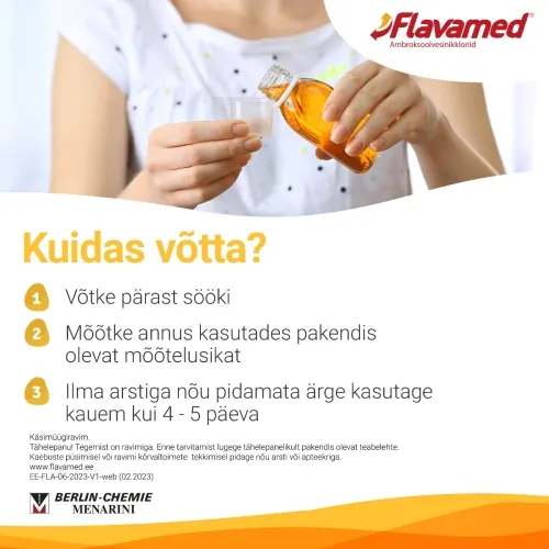 FLAVAMED FORTE SUUKAUDNE LAHUS 6MG/ML 100ML - Tootepilt 4