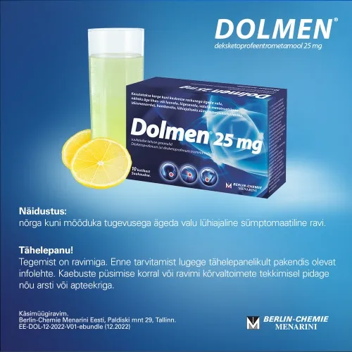 DOLMEN SUUKAUDSE LAH GRAN 25MG N10 - Tootepilt 4