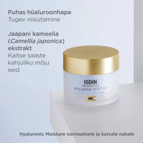 ISDIN NÄOKREEM HÜALUROONHAPPEGA NORM. JA KUIV. NAHALE 50G TÄITEPAKEND - Tootepilt 2
