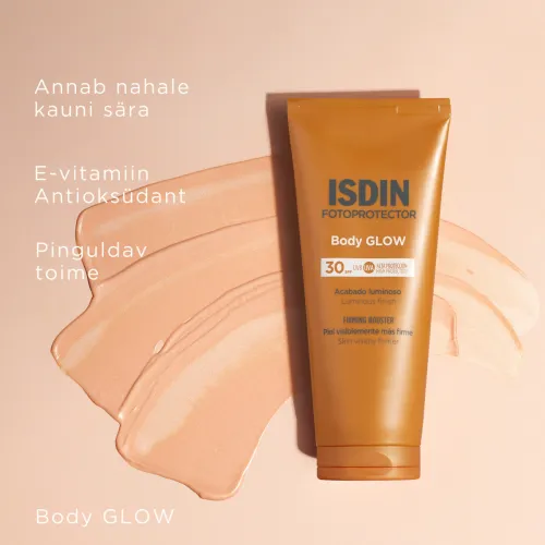ISDIN PÄIKSEKAITSEEMULSIOON SÄRAANDEV KEHALE SPF30 200ML - Tootepilt 2