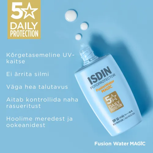 ISDIN SUN PÄIKESEKAITSEEMULSIOON MAGIC NÄOLE SPF50 50ML - Tootepilt 2