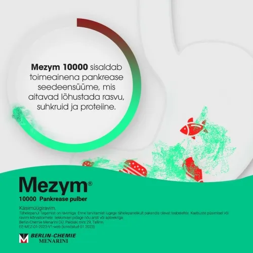 MEZYM 10 000 TBL 10000+7500+375TÜ N10 GASTRORESISTENTNE - Tootepilt 3