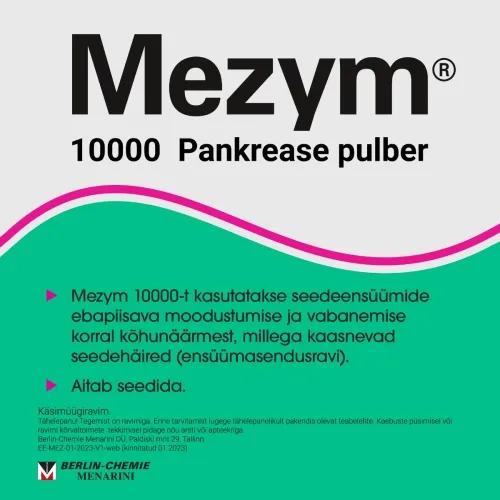 MEZYM 10 000 TBL 10000+7500+375TÜ N10 GASTRORESISTENTNE - Tootepilt 4