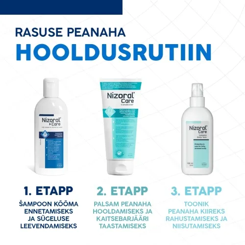 NIZORAL CARE SHAMPOON RASUSELE PEANAHALE 200ML - Tootepilt 6