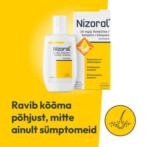 NIZORAL SHAMPOON 20MG/G 100ML - Tootepilt 2