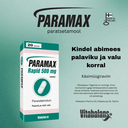 PARAMAX RAPID TBL 500MG N20 - Tootepilt 1