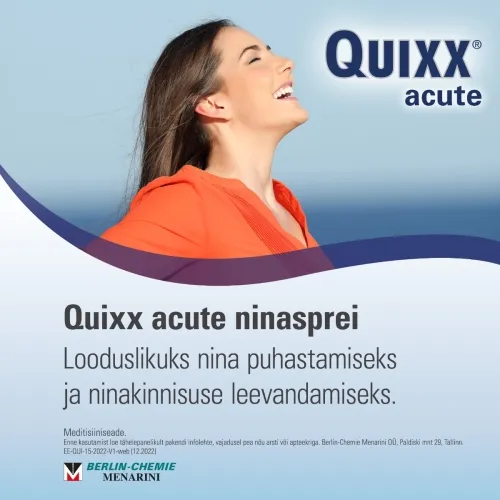 QUIXX ACUTE NASAL SPRAY 100ML - Tootepilt 1